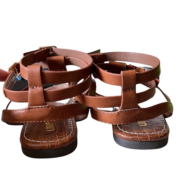 Unr8ed Surenity Strappy Sandals Brown Size 8 - Picture 8 of 12